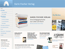 Tablet Screenshot of karin-fischer-verlag.de